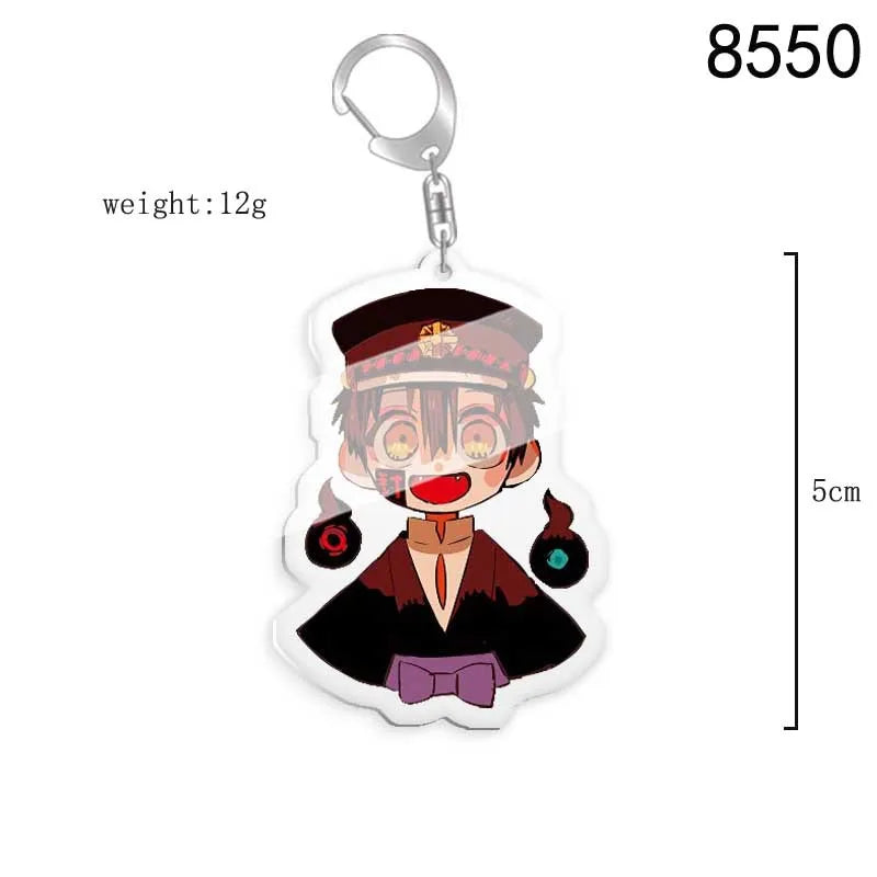 Toilet-bound Hanako-kun Japanese Anime Peripherals Minamoto Kou Acrylic Keychain Collectible Backpack Key Ring Creative Gifts