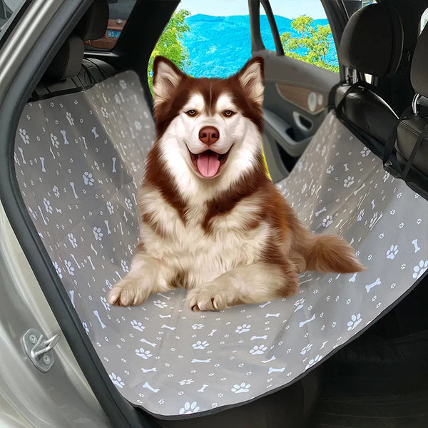 Pet Dog Car Seat Cover Car Bed Pet Backseat Cover Waterproof Car Seat Protector Anti-Slip Pet Mat for Car SUV Truck Dog Products
