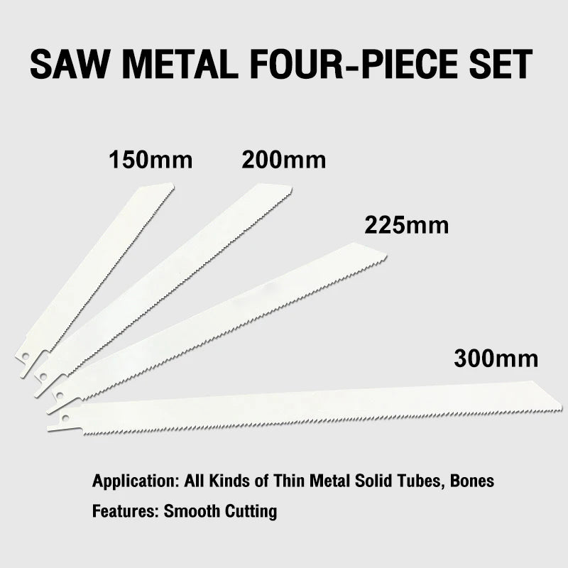 10PCS Saw Blade Reciprocating Saw Multifunctional Powerful Cutting Wood Metal PVC Power Tool Accessories By PROSTORMER