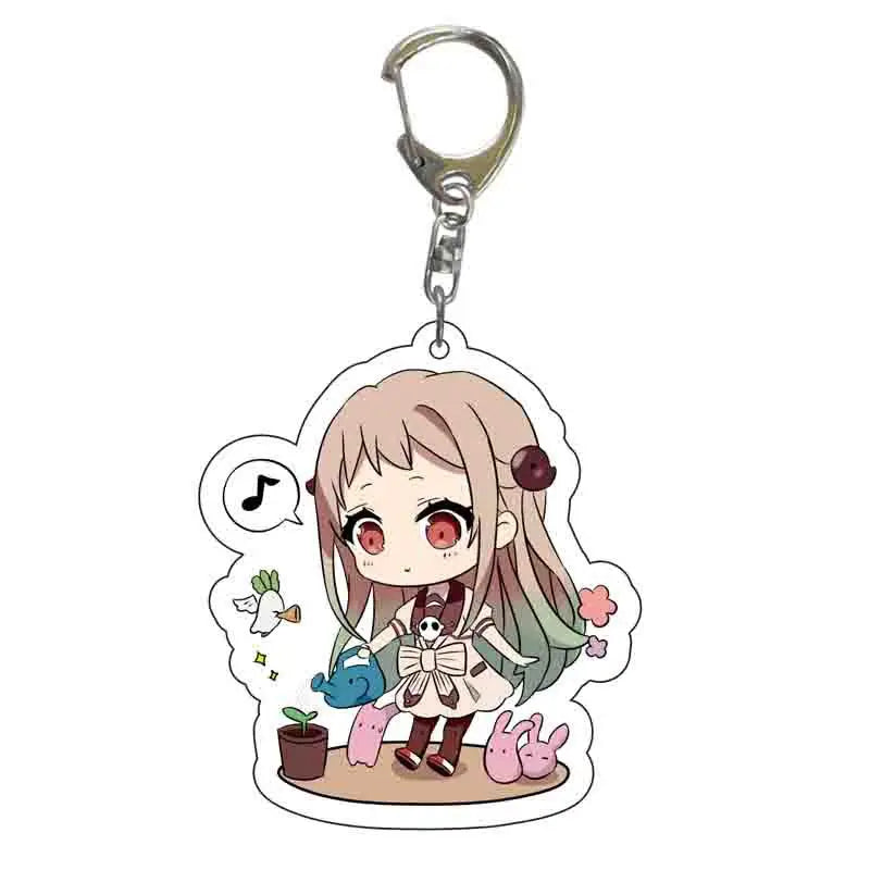 Toilet-bound Hanako-kun Japanese Anime Peripherals Minamoto Kou Acrylic Keychain Collectible Backpack Key Ring Creative Gifts