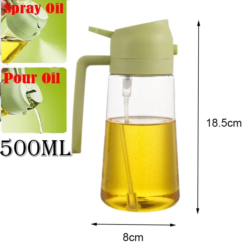 200/300ml Oil Spray Bottle Camping BBQ Cooking Kitchen Baking Olive Oil Soy Sauce Dispenser Vinegar Air Fryer Sprayer Gadgets
