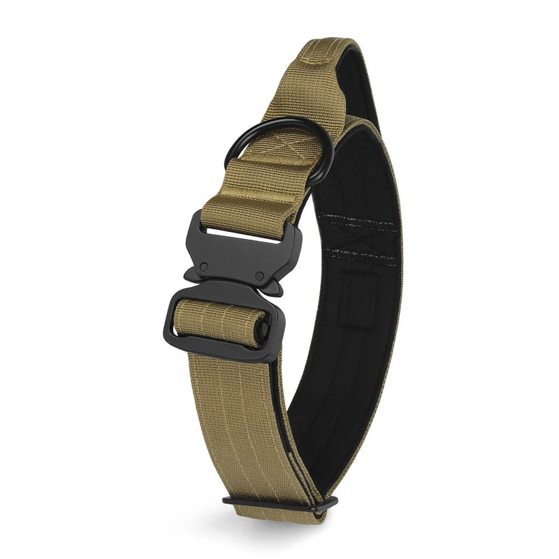 Large Dog Collars Leash Harness Medium Big Collar Durable Tactical Adjustable Training German Shepherd Set Supplies Accessories