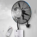 Home Electric Wall-Mounted Industrial Spray Fan Cooling Water Mist Cooling Air Atomization High Power Powerful Commercial Wall F