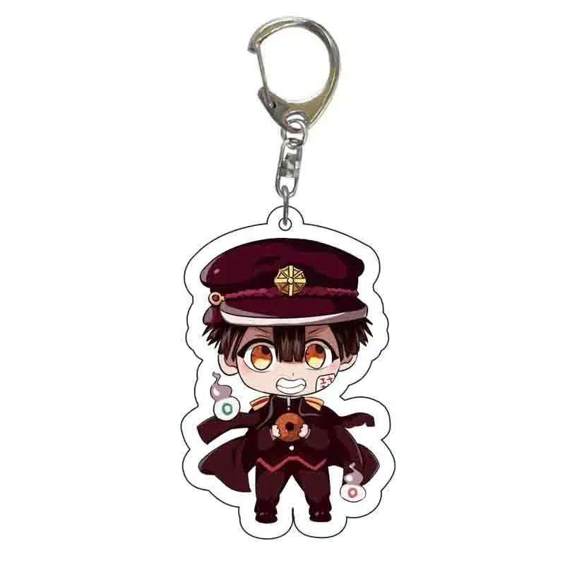 Toilet-bound Hanako-kun Japanese Anime Peripherals Minamoto Kou Acrylic Keychain Collectible Backpack Key Ring Creative Gifts