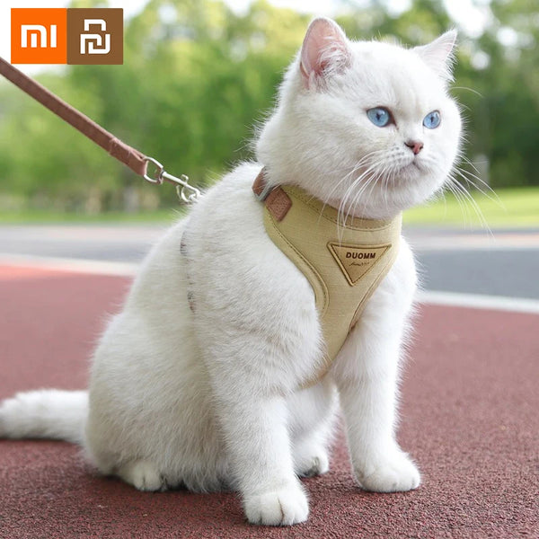 Xiaomi Puppy Harness Leash Set for Small Medium Dog Cat Vest Breathable Pet Chest Strap French Bulldog Poodle Pet Supplies