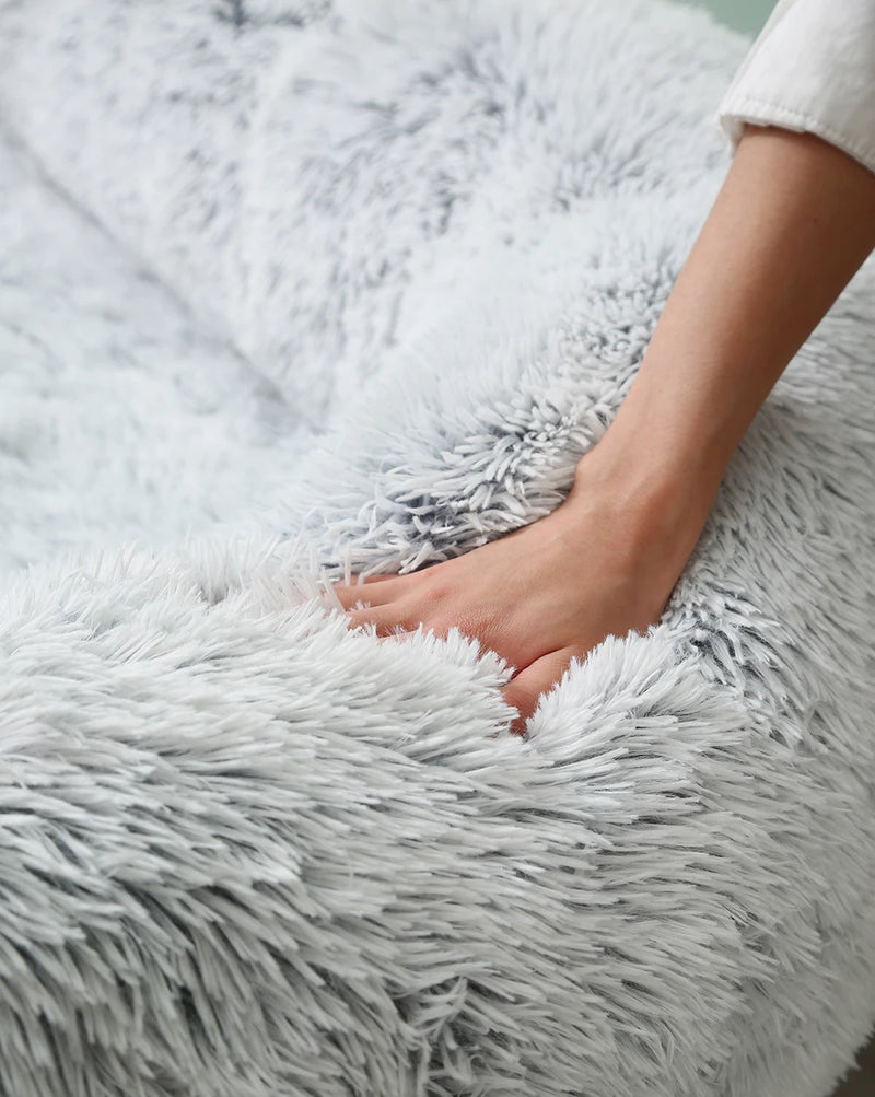 Manufacturer High Quality Menschliches Hundebett Blanket Match Memory Foam Big With Blanket Sofa First Human Dog Bed