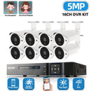 16 Channel DVR Kit 5MP 8CH CCTV IP DVR Home Security Camera System Set Outdoor AHD Bullet Camera Video Surveillance Kit 16CH 2MP