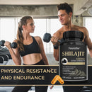 6550MG Natural Shilajit Fulvic Acid Mineral Supplement for Immune Health, Metabolism, Brain Function and Overall Physical Health
