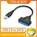USB 3.0 TO SATA 2.5 Inch SSD HDD Hard Drive Adapter For Laptop Desktop Computer Sata to USB Hard Drive Expansion Adapter