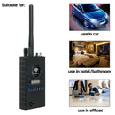 Handheld Hotel Anti Candid Camera Detector,Anti-monitoring Pinhole camera Signal Detect, Anti-eavesdropping GPS Tracker Detector
