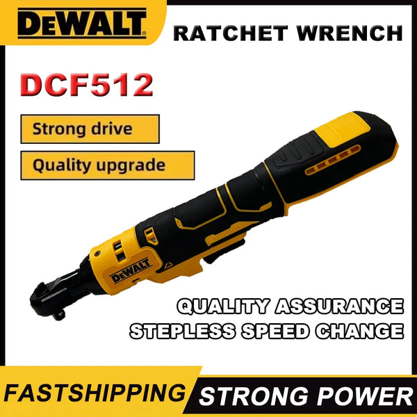 Dewalt DCF512 1/2 Inch Brushless Ratchet Right Angle Wrench LED Cordless Driver Variable Speed Power Wrench 20V Power Tools