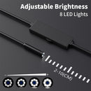 2MP 1080P 8mm Hard Cable  For iPhone  ISO OTG  USB Endoscope Camera CMOS Borescope Inspection Otoscope Digital Microscope 10M