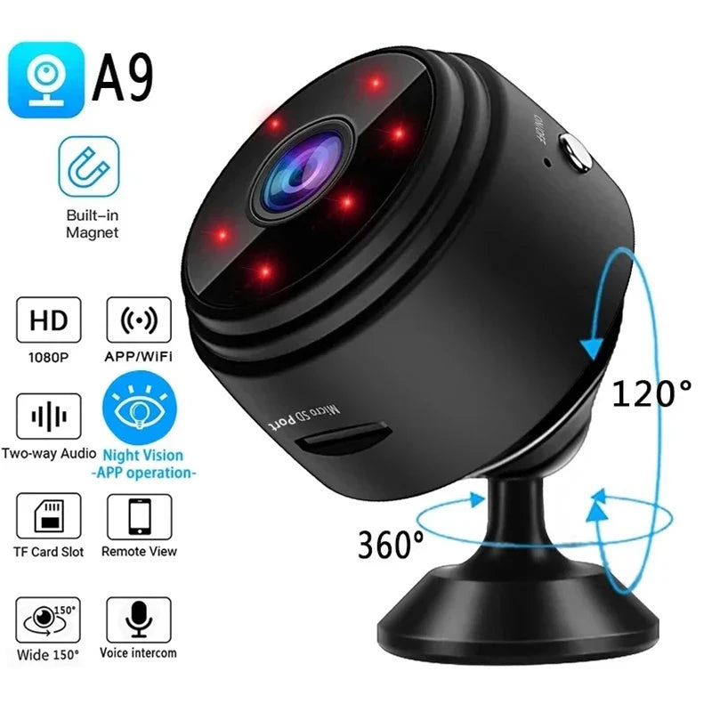 A9 WIFI Mini Camera Wireless Intelligent Home Security IP WiFi Camera Monitor Mobile Remote Camera Mobile Remote Application