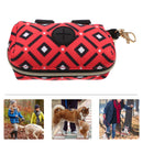 Poop Bag Holder Portable Puppy Treat Poop Container Polyester Durable Safe Outdoor leash harness waist pet supply