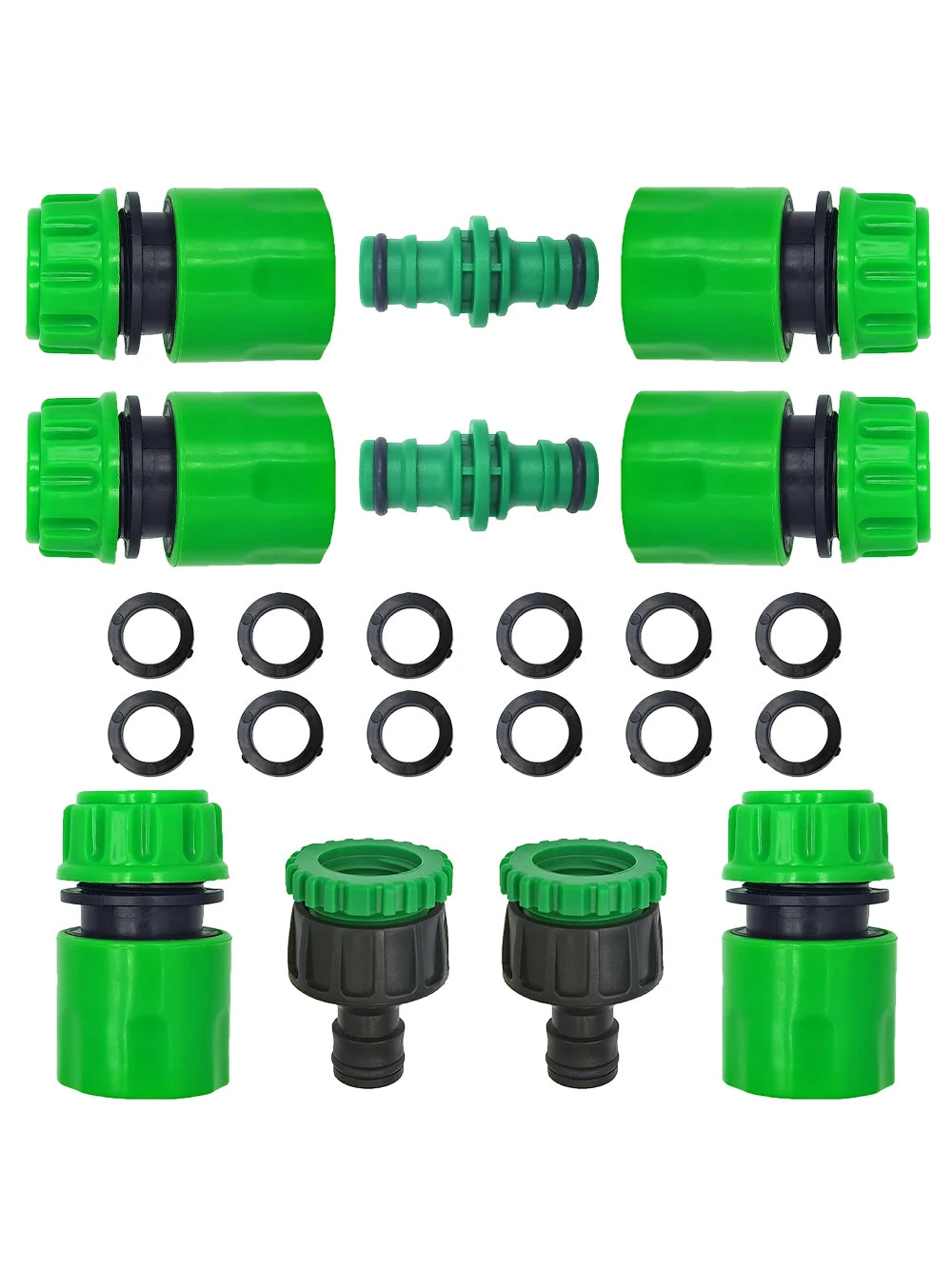 Garden Watering Hose ABS Quick Connector 1/2” End Double Male Hose Coupling Joint Adapter Extender Set For Hose Pipe Tube