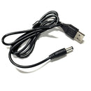 USB To DC Power Connector Cable USB Male to DC Male Jack Plug Converter 10 Kinds Male Connetor 5.5x2.1mm DC Plug