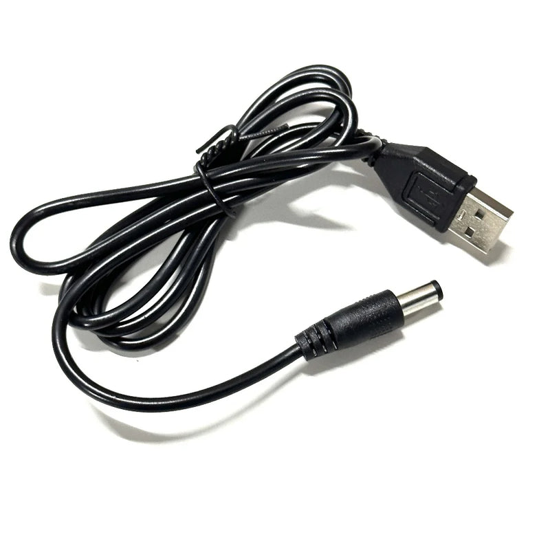 USB To DC Power Connector Cable USB Male to DC Male Jack Plug Converter 10 Kinds Male Connetor 5.5x2.1mm DC Plug