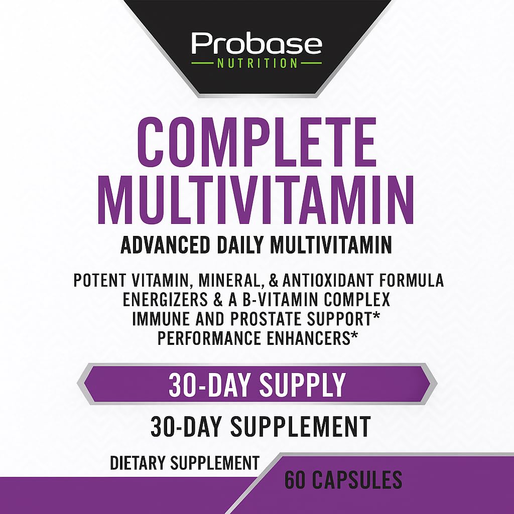 Probase Nutrition Complete Multivitamin 60 Capsules 30-Day Supply