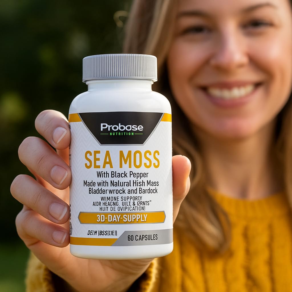 Probase Nutrition Sea Moss 60 Capsules 30-Day Supply