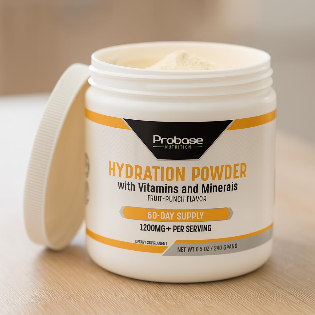 Probase Nutrition Hydration Powder - Fruit Punch Flavor 240 Grams