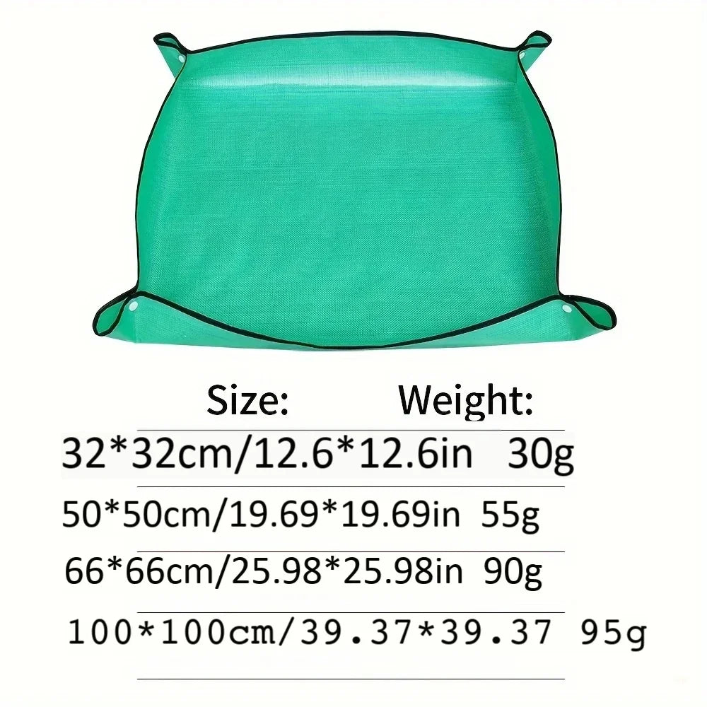 1pcs Planting Mat Gardening Potting Pad Foldable Garden Plant Flower Pot Transplanting Waterproof Mats