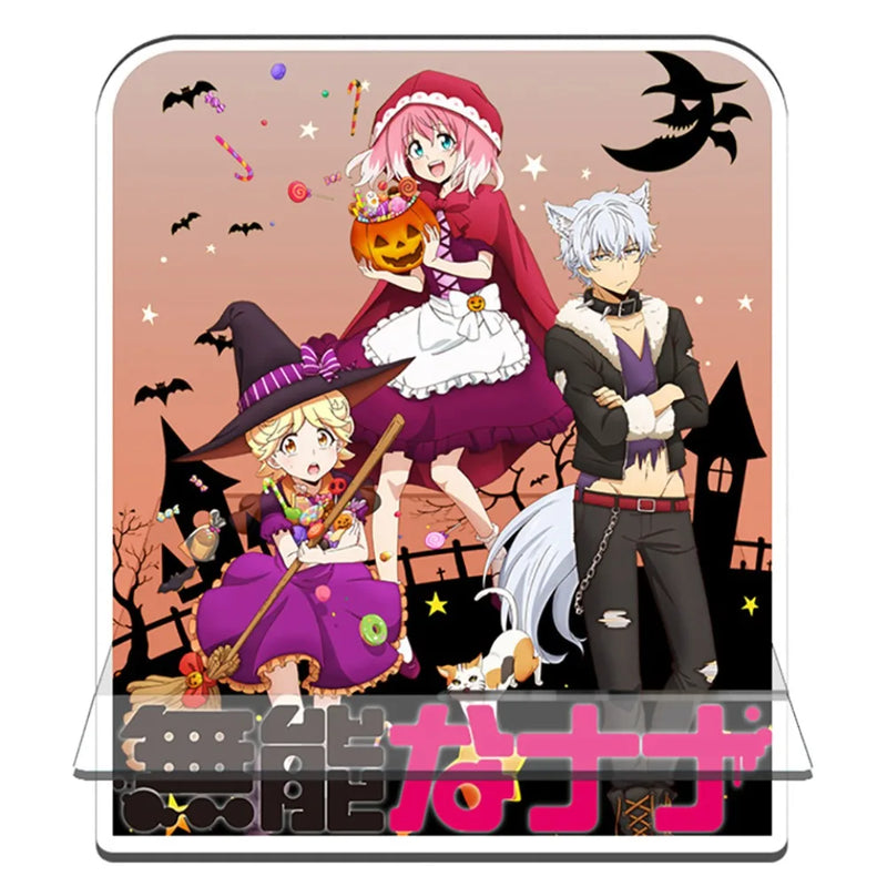 Japanese Anime Creative Ornament Kid's Collection Christmas Desktop Decoration Exquisite Acrylic Stand Model Mobile Phone Holder