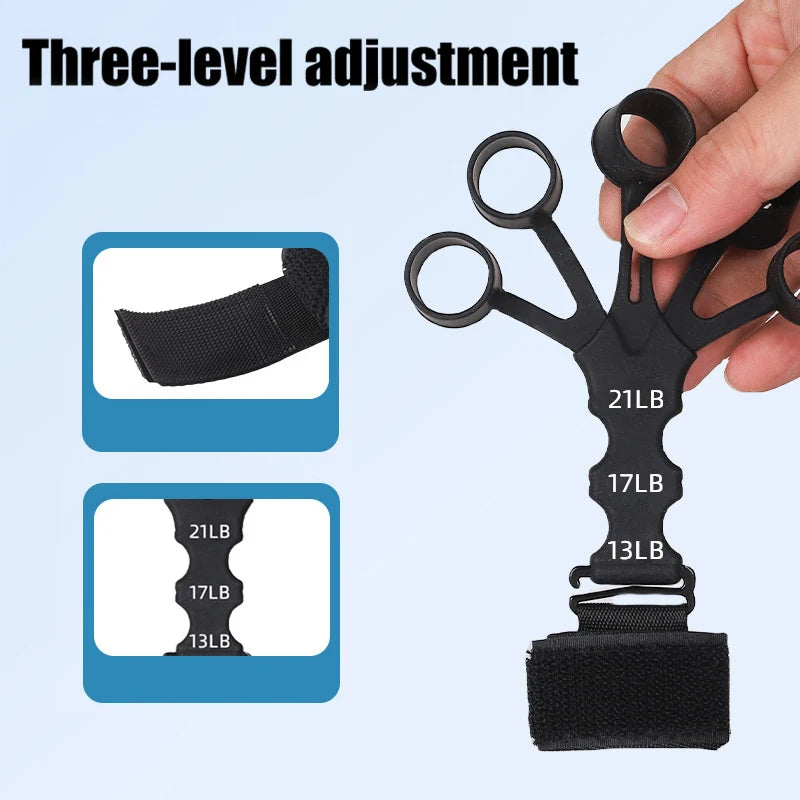 Finger Strength Recovery Trainer New Silicone 5 Finger Wrist Stretcher Flexion Extension Vein Trainer Durable silicone