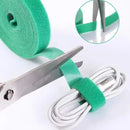 1 Roll Reusable Fastening Tape Cable Ties, Multi-Purpose Cord Organizer, Computer And TV Wire Storage, Data Cable Management Tie