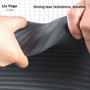 Men's Fitn Yoga Mat Thiened 20mm Wide Long Anti-slip Exercise Yoga Mat for Home Use l Rubber Pure Color