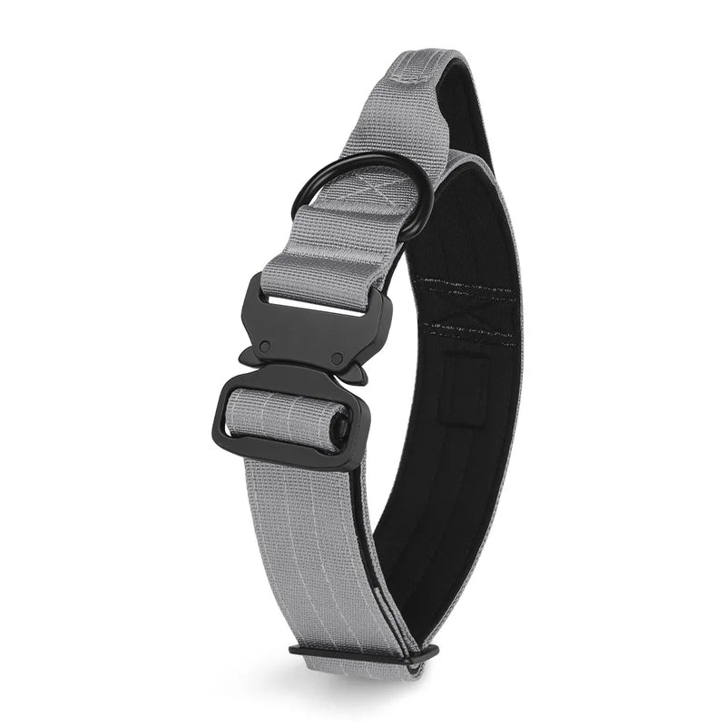 Large Dog Collars Leash Harness Medium Big Collar Durable Tactical Adjustable Training German Shepherd Set Supplies Accessories