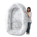 Manufacturer High Quality Menschliches Hundebett Blanket Match Memory Foam Big With Blanket Sofa First Human Dog Bed