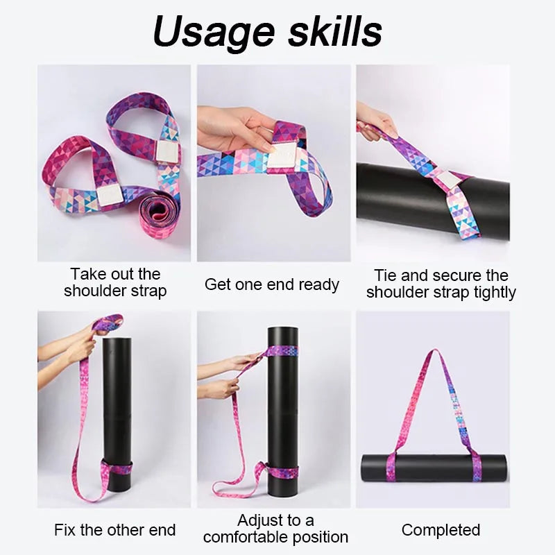 New Yoga Mat Strap for Yoga Stretching Band Elastic Bands Ballet Yoga Band Elastic Band for Fitness Material Gym YJS01