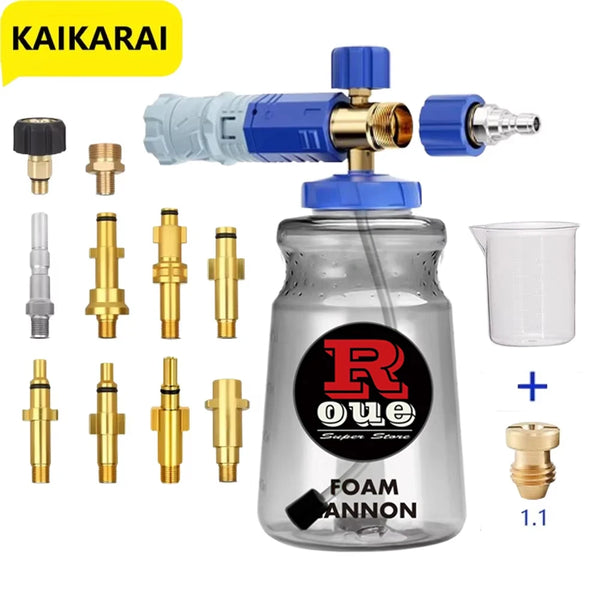 Pressure Washer Aluminum Foam Lance Foam Nozzle Car Wash Foam Maker for Karcher Elitech Bort AR Bosch Michelin Pressure Washer