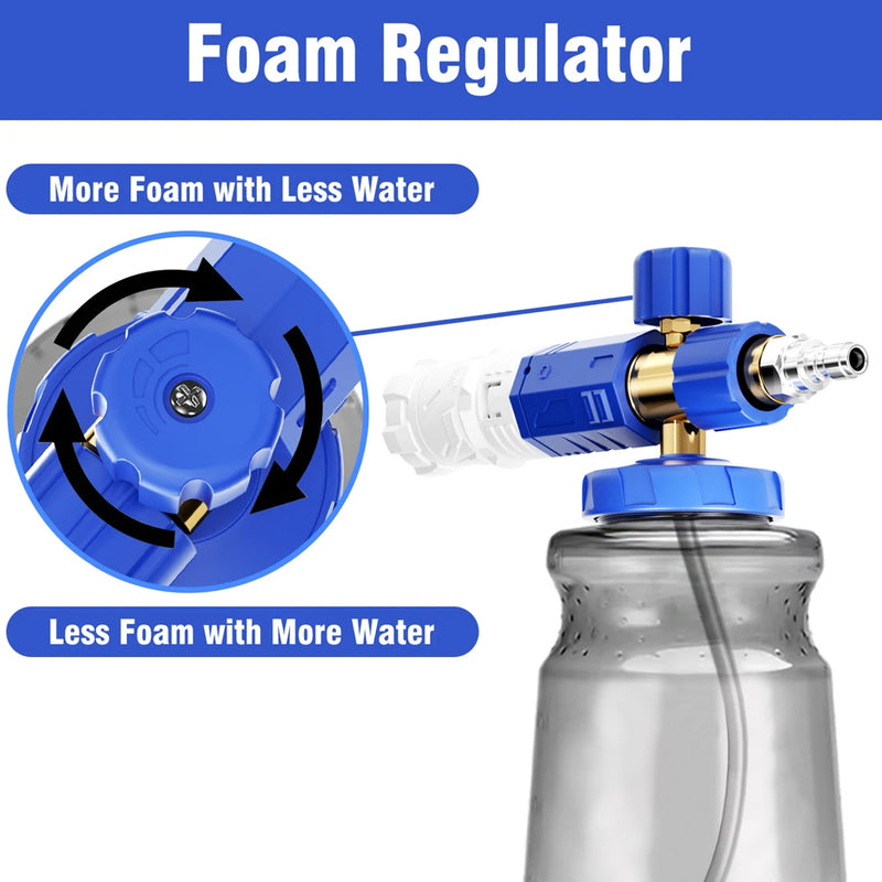 Pressure Washer Aluminum Foam Lance Foam Nozzle Car Wash Foam Maker for Karcher Elitech Bort AR Bosch Michelin Pressure Washer