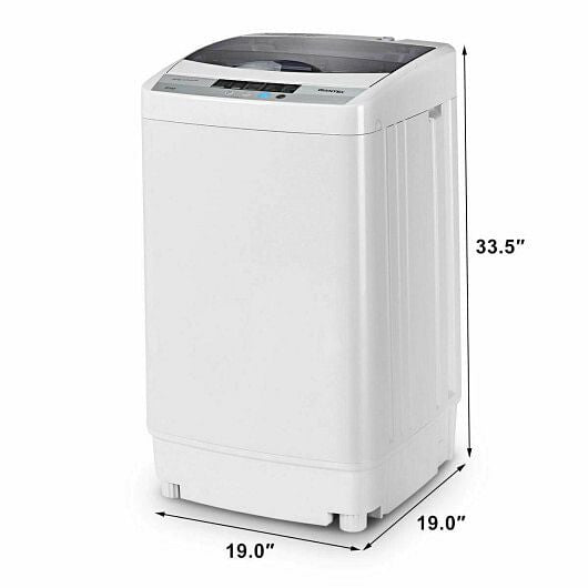 12 lbs Full-automatic Washing Machine with 10 Wash Programs-2