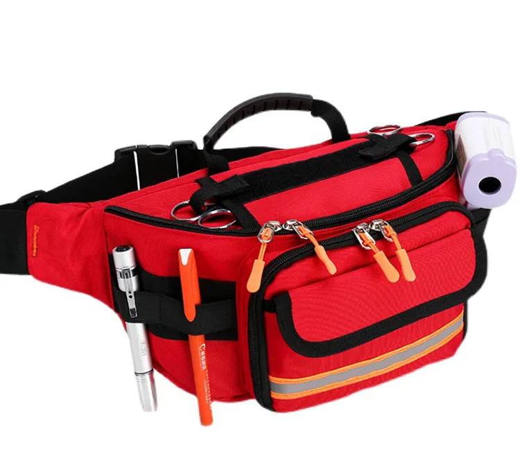 Empty Rescue Waist Bag First Aid Bag For Camping Travel Medical Storage Medical Organizer Outdoor Emergency Survival Running