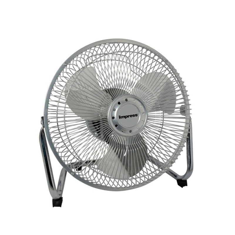 Impress 9-Inch All Metal High Velocity Fan Silver Finish-0