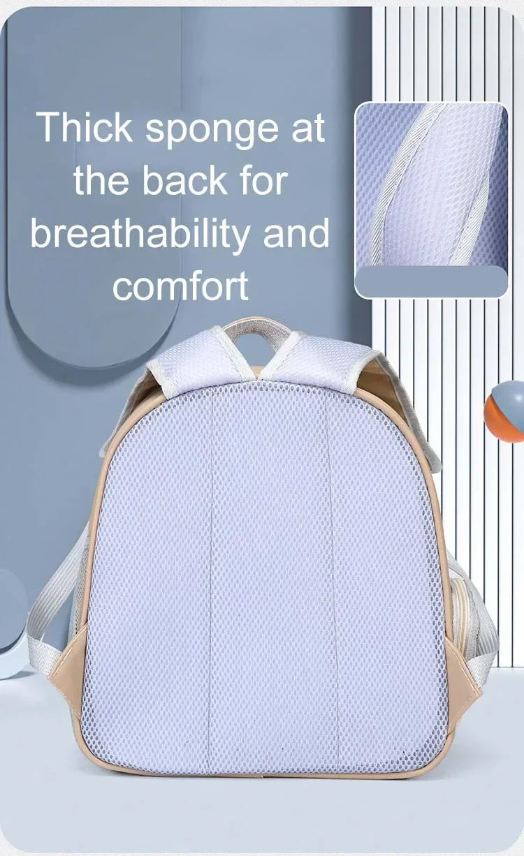 Pet Supplies Cat Carrier Bag PU Portable Travel Outdoor Backpack for Cat Small Dogs Transparent Breathable Carrying Shoulder Bag