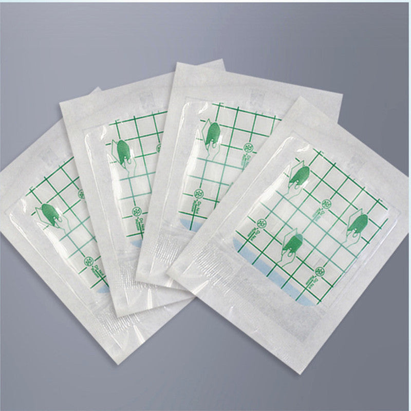 10pcs Wound Dressing Pads Plasters Breathable Waterproof Adhesive Bandages Non-Woven Patches Band Aid Medical Patch
