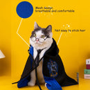 Halloween Dog Costume Magic Academy Cosplay Clothes Pet Cape Cat Decoration Halloween Cloak College Cloak Costume for Cat Pet