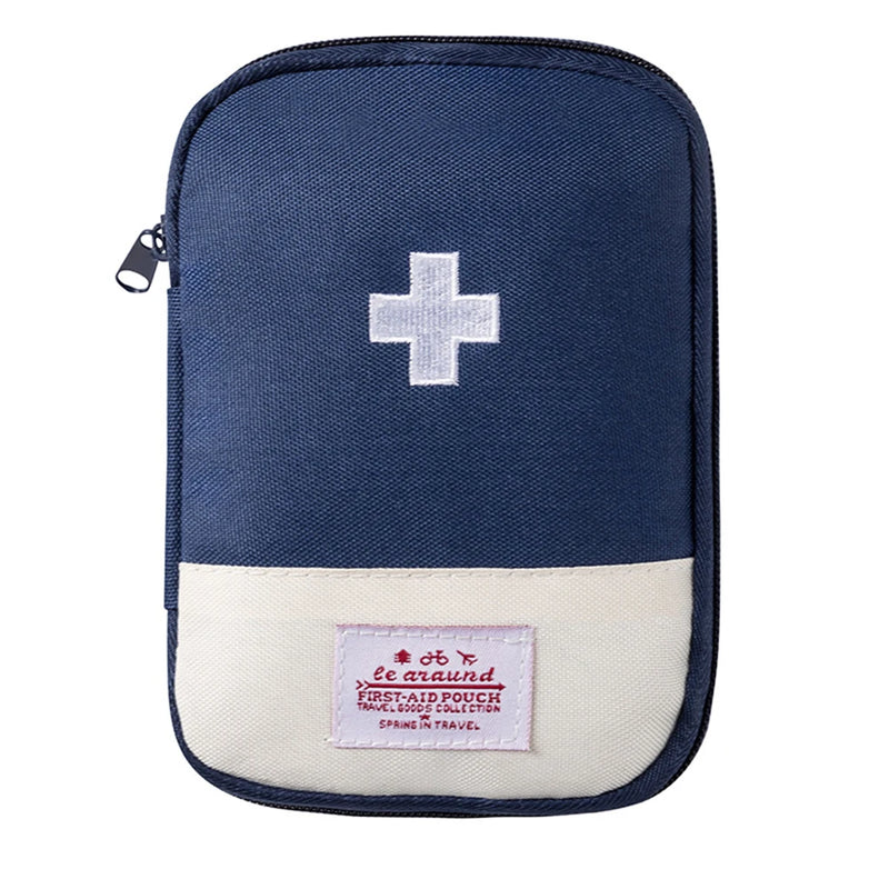 Portable Emergency Medicine Bag Mini First Aid Kit Small Storage Bag Empty Medicine Bag for Outdoor Camping Hiking Travel