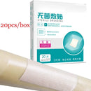 20Pcs/Box Wound Waterproof Dressing Sticker Medical Waterproof Tape Bandage 10x10cm