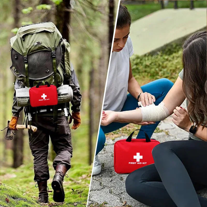 First Aid Kit, Premium Compact Trauma Medical Kits for Any Emergencies, Ideal for Home, Office, Car, Travel, Outdoor, Camping,
