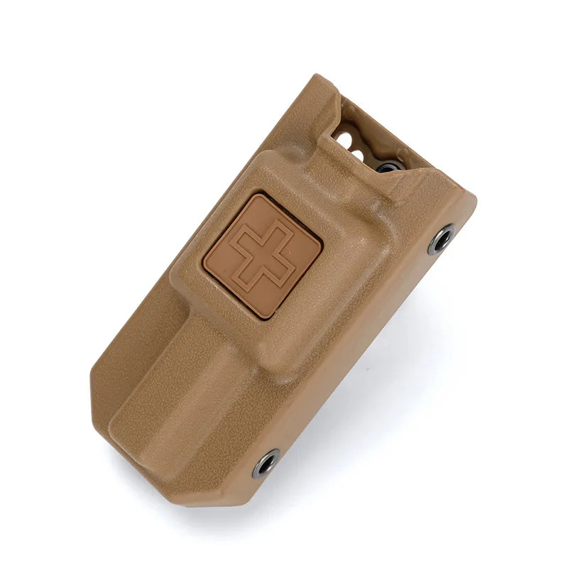 2pcs Tactical Tourniquet Cat Storage Box Bag MOLLE Package Fan Outdoor Emergency Tourniquetrats  for