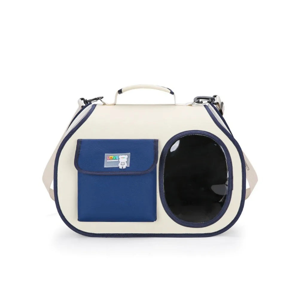 Fashionable Cat Carrying Bag Breathable Large Capacity Cat Backpack Lightweight Foldable Dog Carrier Bag Puppy
