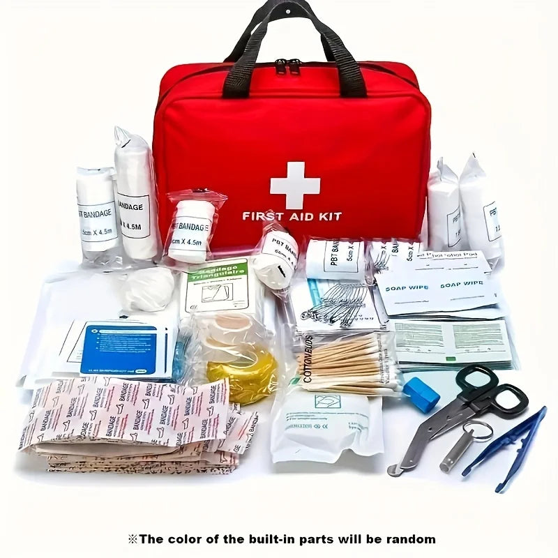 First Aid Kit, Premium Compact Trauma Medical Kits for Any Emergencies, Ideal for Home, Office, Car, Travel, Outdoor, Camping,