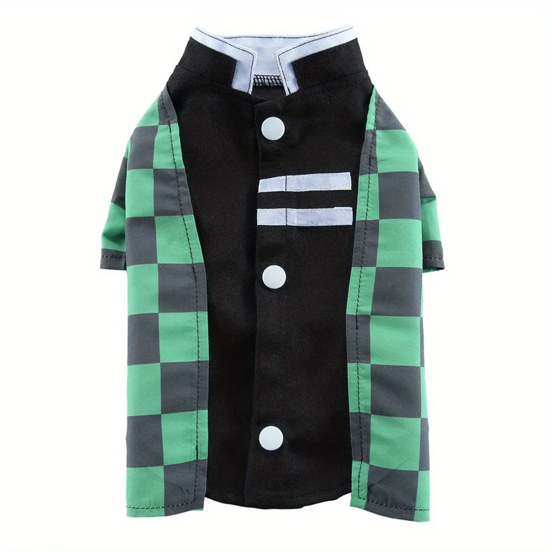 Pet Halloween Costume for Small Dogs and Cats – Cosplay Outfit for Puppy Kitten Japanese Kimono  Dress Up