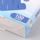 100pcs/set Blue Detectable Plasters Band Aid Waterproof Medical Adhesive Strips Wound Dressing Patch Bandages First Aid Plasters