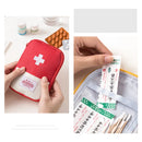 Portable Emergency Medicine Bag Mini First Aid Kit Small Storage Bag Empty Medicine Bag for Outdoor Camping Hiking Travel