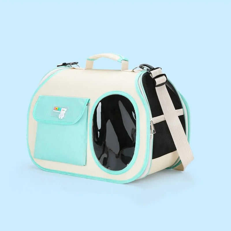 Fashionable Cat Carrying Bag Breathable Large Capacity Cat Backpack Lightweight Foldable Dog Carrier Bag Puppy